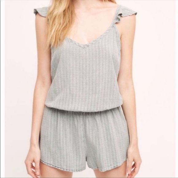 Anthropologie Other - Saturday/Sunday Anthropologie Romper Seafoam M